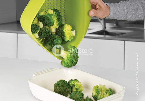 Дуршлаг Joseph Joseph Medium Square Ergonomic Colander, Green