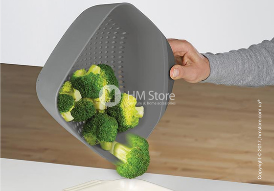 Дуршлаг Joseph Joseph Medium Square Ergonomic Colander, Grey