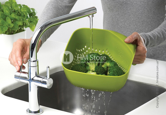 Дуршлаг Joseph Joseph Medium Square Ergonomic Colander, White. Купить