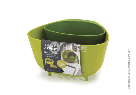 Набор дуршлагов Joseph Joseph Nest, 2 предмета, Green. Купить