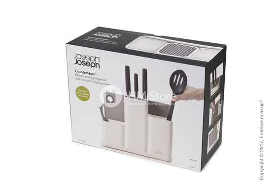 Органайзер для рабочей поверхности с доской Joseph Joseph CounterStore, White Органайзер для рабочей поверхности с доской Joseph Joseph CounterStore, White