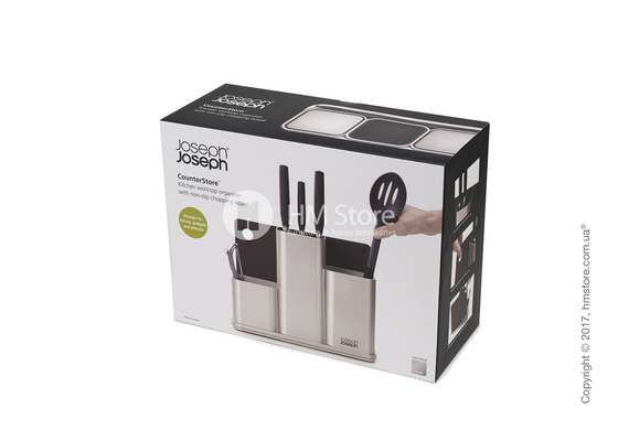 Органайзер для рабочей поверхности с доской Joseph Joseph CounterStore, Silver