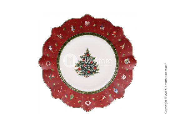 Тарелка десертная мелкая Villeroy & Boch коллекция Toy’s Delight, 24 см, Red