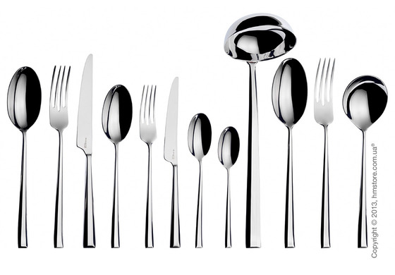 Набор столовых приборов Bugatti Duetto на 6 персон, 24 предмета