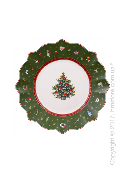 Тарелка десертная мелкая Villeroy & Boch коллекция Toy’s Delight, 24 см, Green
