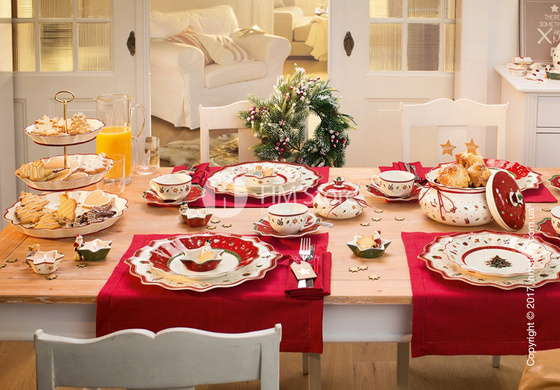 Тарелка столовая мелкая Villeroy & Boch коллекция Toy’s Delight, 29 см, Red