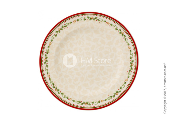 Тарелка столовая мелкая Villeroy & Boch коллекция Winter Bakery Delight, 27 см, Falling Star
