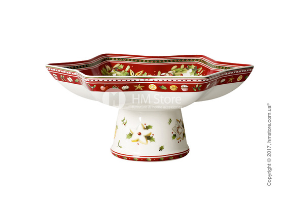 Блюдо для подачи Villeroy & Boch коллекция Winter Bakery Delight, 27х21х12 см