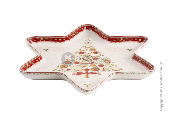 Блюдо Villeroy & Boch коллекция Winter Bakery Delight Star, 37,5х33 см