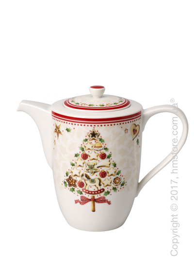 Чайник для подачи кофе Villeroy & Boch коллекция Winter Bakery Delight, 1,2 л