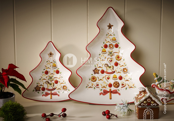 Блюдо Villeroy & Boch коллекция Winter Bakery Delight Tree, 26,5 см