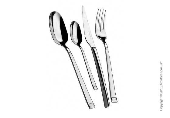 Набор столовых приборов Bugatti Domino на 6 персон, 24 предмета
