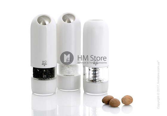 Мельница для соли электрическая Peugeot Alaska 17 см, White