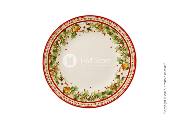 Тарелка десертная мелкая Villeroy & Boch коллекция Winter Bakery Delight, 21,5 см