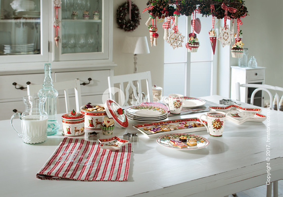 Тарелка десертная мелкая Villeroy & Boch коллекция Winter Bakery Delight, 21,5 см