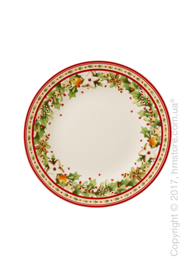 Тарелка десертная мелкая Villeroy & Boch коллекция Winter Bakery Delight, 21,5 см