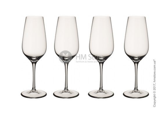 Набор бокалов для шампанского Villeroy & Boch коллекция Entree 250 мл на 4 персоны