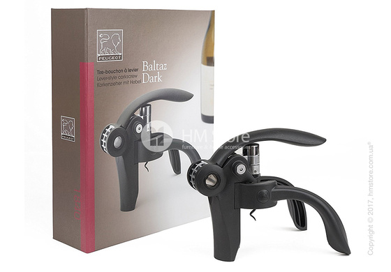 Штопор Peugeot Baltaz Dark Saveurs De Vins, Black