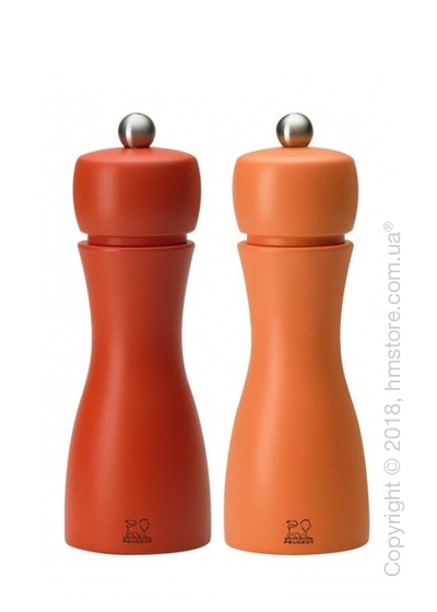 Набор мельниц для соли и перца Peugeot Tahiti Autumn 15 см, Orange