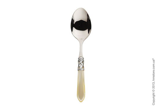 Набор столовых приборов Bugatti Aladdin коллекция Chromed Metal Ring на 6 персон, 24 предмета, Ivory