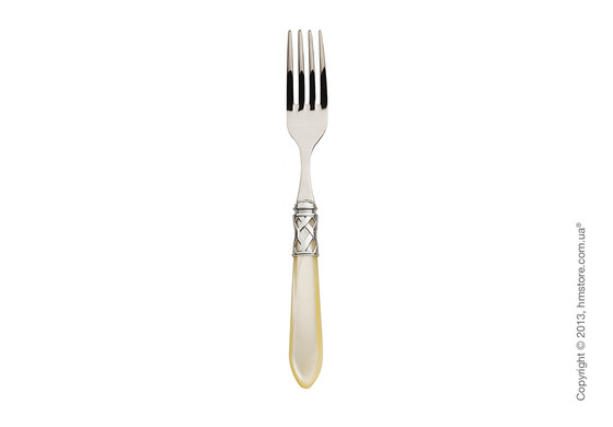 Набор столовых приборов Bugatti Aladdin коллекция Chromed Metal Ring на 6 персон, 24 предмета, Ivory