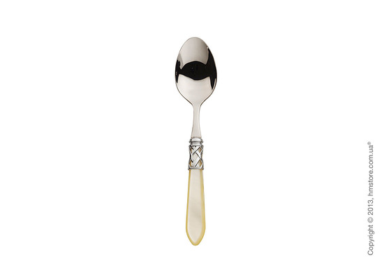 Набор столовых приборов Bugatti Aladdin коллекция Chromed Metal Ring на 6 персон, 24 предмета, Ivory