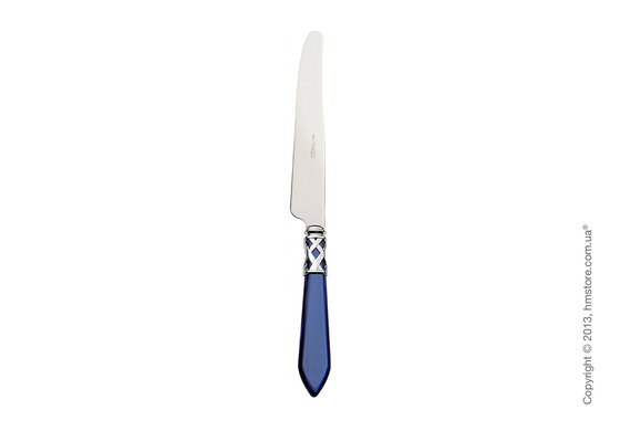 Набор столовых приборов Bugatti Aladdin коллекция Chromed Metal Ring на 6 персон, 24 предмета, Blue