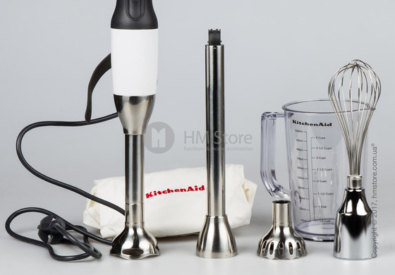 Блендер погружной KitchenAid 5-Speed Hand Blender, Frosted Pearl White