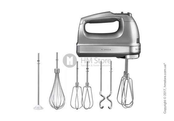 Ручной миксер KitchenAid 9-Speed Hand Mixer, Contour Silver. Купить
