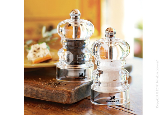 Мельница для соли Peugeot Nancy 9 см, Transparent