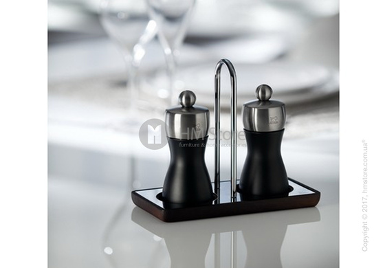 Подставка для 2-х мельниц высотой до 16 см Peugeot Linea, Chocolate