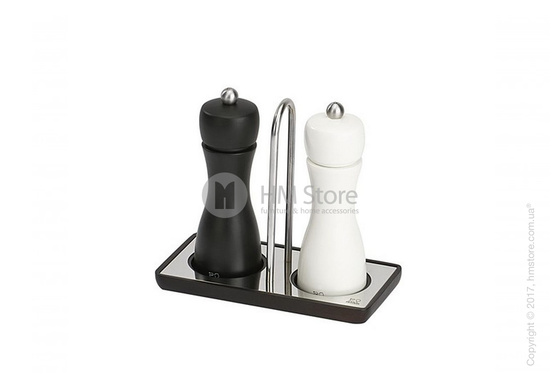 Подставка для 2-х мельниц высотой до 16 см Peugeot Linea, Chocolate