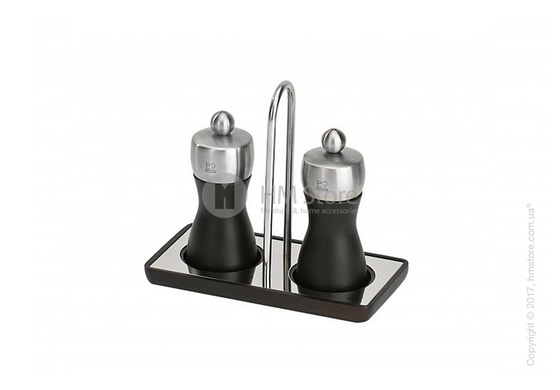 Подставка для 2-х мельниц высотой до 16 см Peugeot Linea, Chocolate