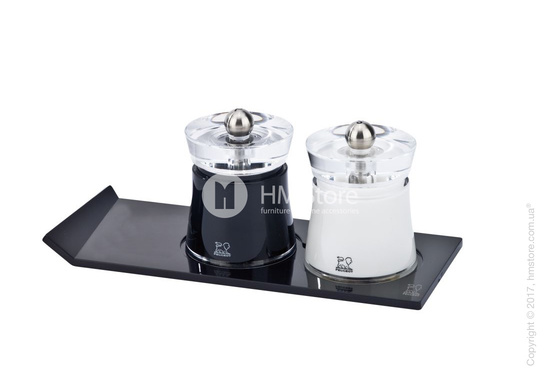 Подставка для 2-х мельниц высотой до 21 см Peugeot Alpha, Black