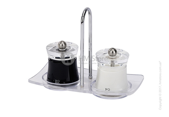 Подставка для 2-х мельниц высотой до 16 см Peugeot Linea, Transparent