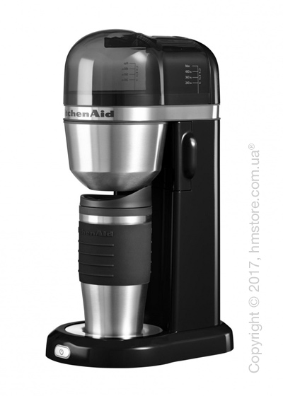 Персональная кофеварка KitchenAid Personal Coffee Maker with 18 oz Thermal Mug, Onyx Black. Купить
