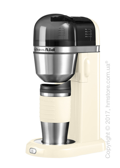 Персональная кофеварка KitchenAid Personal Coffee Maker with 18 oz Thermal Mug, Almond Cream. Купить