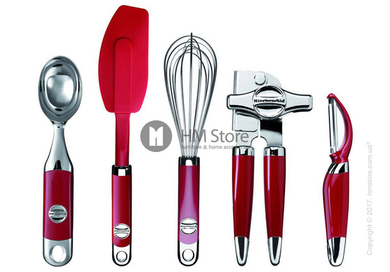 Лопатка силиконовая KitchenAid, Empire Red  Лопатка силиконовая KitchenAid, Empire Red