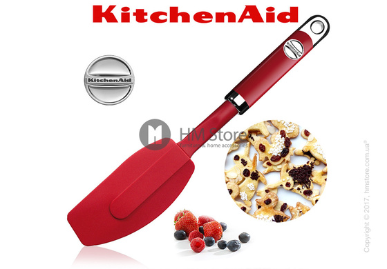 Лопатка силиконовая KitchenAid, Empire Red  Лопатка силиконовая KitchenAid, Empire Red