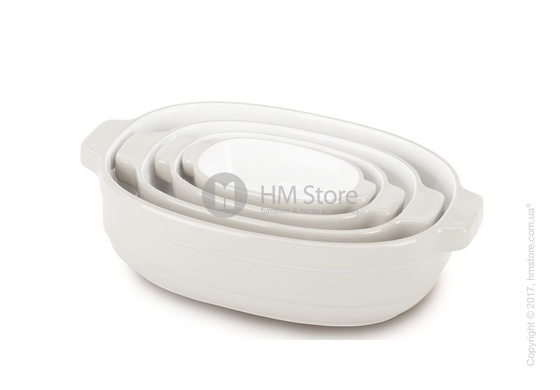 Набор емкостей керамических KitchenAid Ceramic 4 предмета, Almond Cream