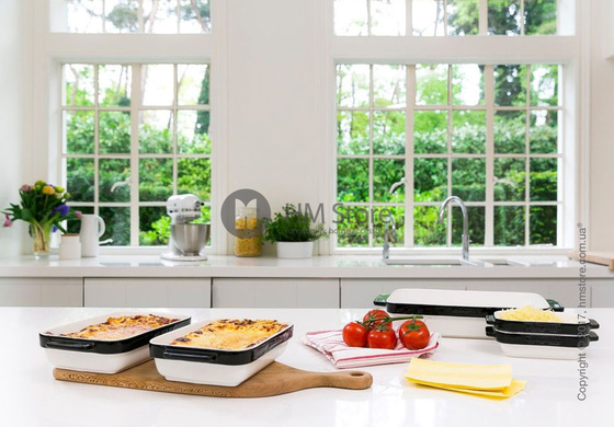 Набор емкостей керамических 20х11,5 KitchenAid Ceramic 2 предмета, Onyx Black