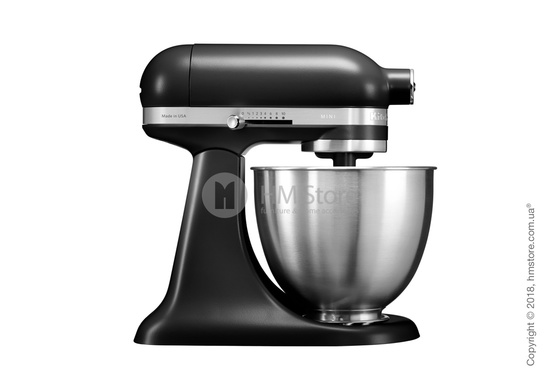Планетарный миксер KitchenAid Artisan Mini Quart Tilt-Head Stand Mixer 3.3 л, Matte Black. Купить