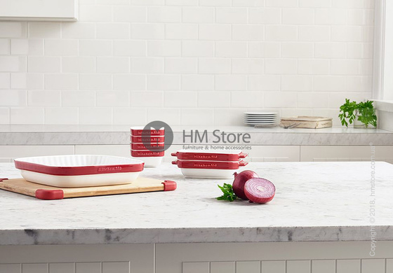 Форма для выпечки керамическая 26х26 см KitchenAid Ceramic, Almond Cream