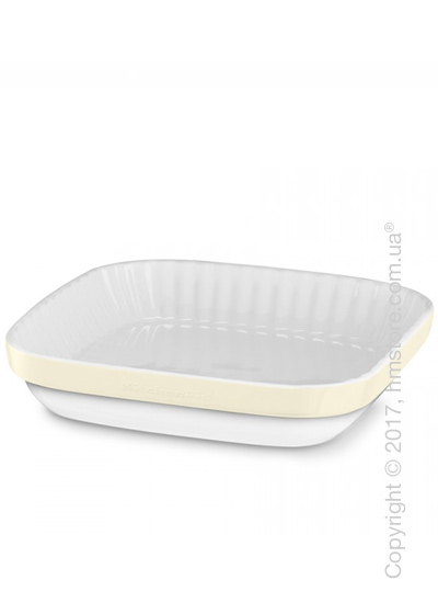 Форма для выпечки керамическая 26х26 см KitchenAid Ceramic, Almond Cream
