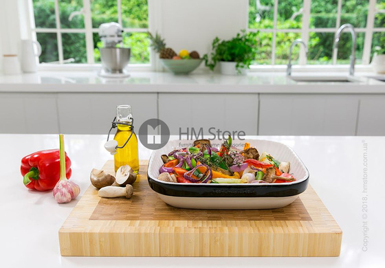 Форма для выпечки керамическая 26х26 см KitchenAid Ceramic, Onyx Black