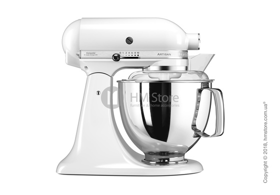 Планетарный миксер KitchenAid Artisan Series 5-Quart Tilt-Head Stand Mixer Plus Bowl 4.8 л, White