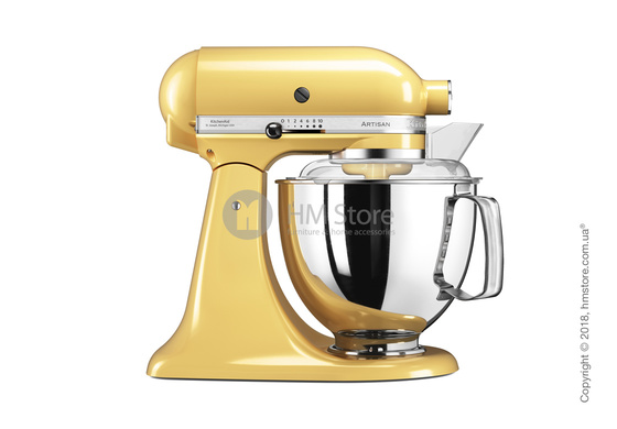 Планетарный миксер KitchenAid Artisan Series 5-Quart Tilt-Head Stand Mixer Plus Bowl 4.8 л, Majestic Yellow