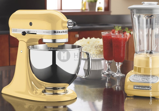 Планетарный миксер KitchenAid Artisan Series 5-Quart Tilt-Head Stand Mixer Plus Bowl 4.8 л, Majestic Yellow