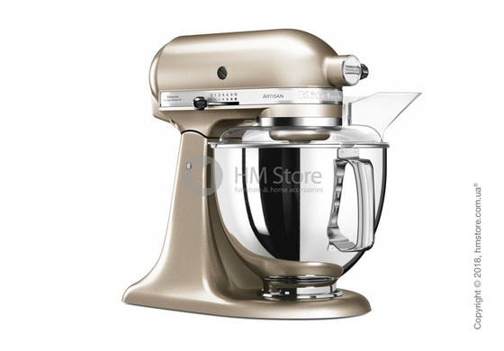 Планетарный миксер KitchenAid Artisan Series 5-Quart Tilt-Head Stand Mixer Plus Bowl 4.8 л, Golden Nectar