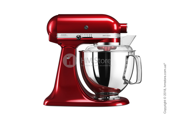 Планетарный миксер KitchenAid Artisan Series 5-Quart Tilt-Head Stand Mixer Plus Bowl 4.8 л, Candy Apple Red